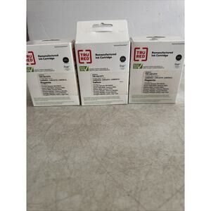 Tru Red Ink Cartridges Lexmark Genesis Lot -, Cyan, Yellow, Magenta